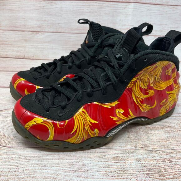 Nike Supreme x Air Foamposite One Supreme Red Men\'s Size 9 652792-600 2014 main image 5